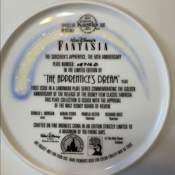 PLATE #1 FANTASIA THE APPRENTICE’S DREAM SERIES - Picture 4 of 8